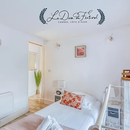 La Diva Du Festival - 10 Mn A Pied Palais & Plages - Cosy & Calme - Clim - Wifi Apartment *