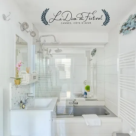 Apartment La Diva Du Festival - 10 Mn A Pied Palais & Plages - Cosy & Calme - Clim - Wifi Cannes
