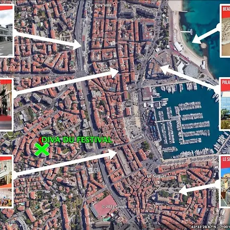 Apartment La Diva Du Festival - 10 Mn A Pied Palais & Plages - Cosy & Calme - Clim - Wifi