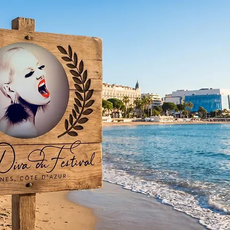 La Diva Du Festival - 12 Mn A Pied Palais & Plages - Cosy & Calme - Clim - Wifi - Parking Prive Apartment *